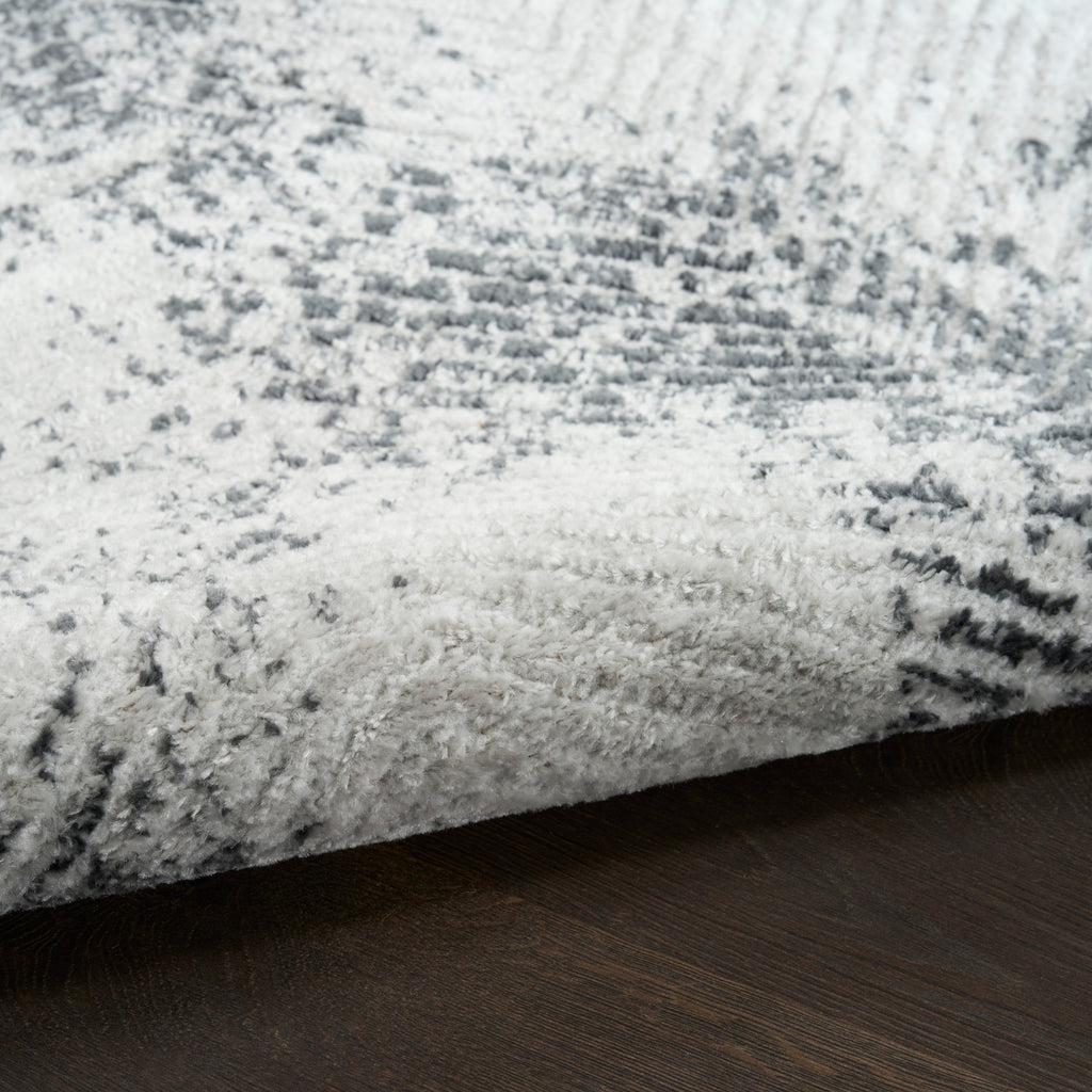 nourison dekor dek04 grey charcoal rug