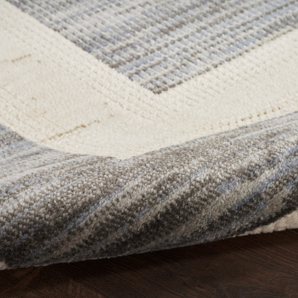 nourison serenity home srh07 grey ivory rug