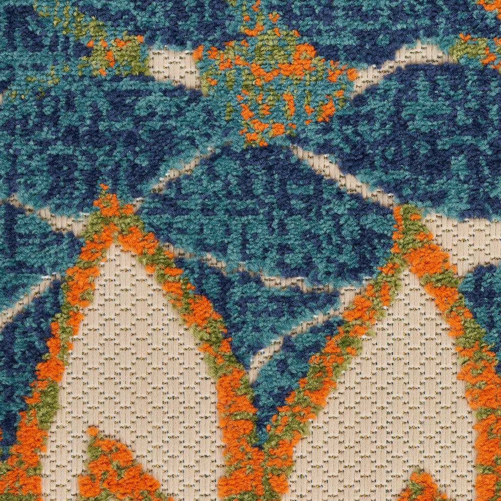 nourison aloha alh05 blue green rug
