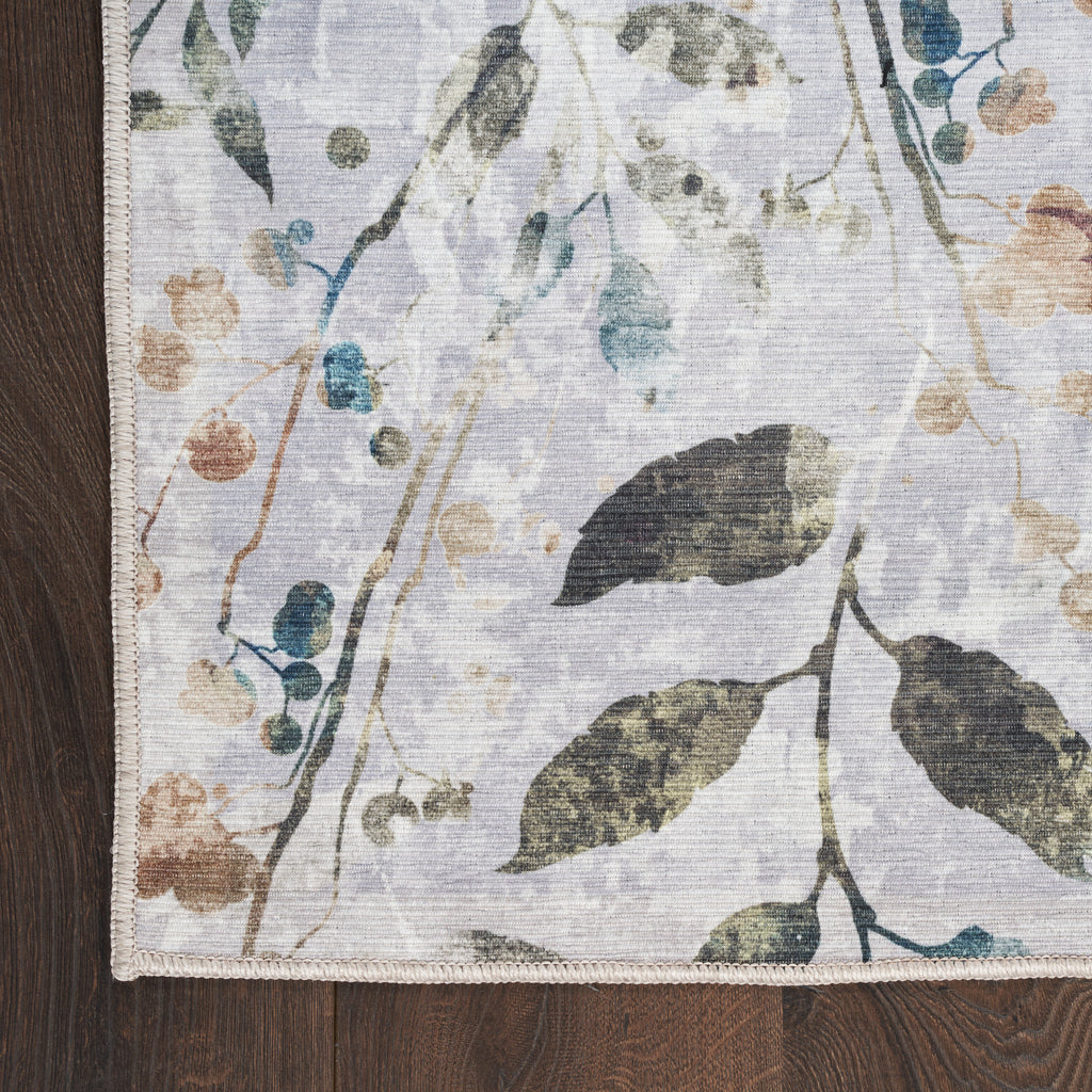 nourison nourison washables nwb05 grey multicolor rug