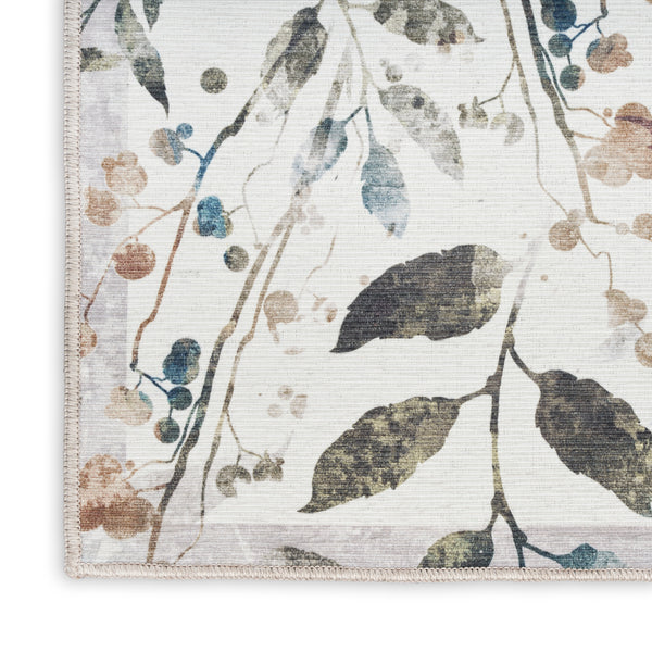 nourison nourison washables nwb05 ivory multicolor rug