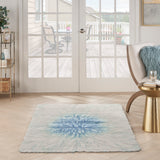 nourison prismatic prs39 blue rug