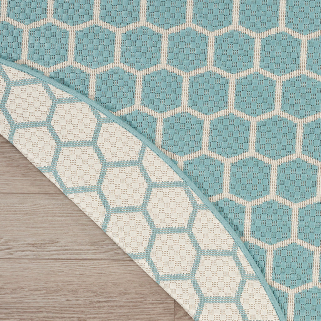 nourison twist reversible tws01 aqua rug