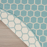 nourison twist reversible tws01 aqua rug