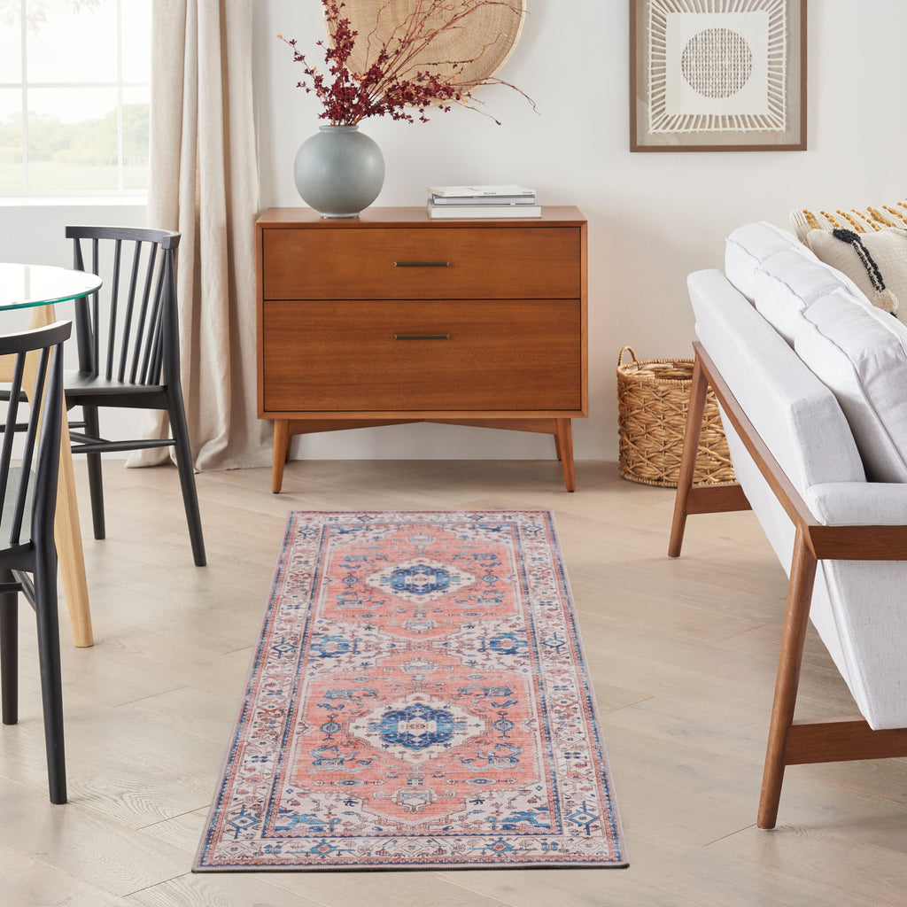 nourison fulton ful11 coral rug