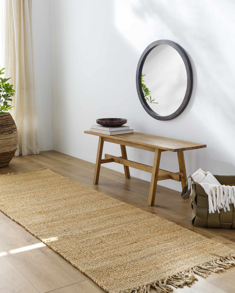 Hauteloom Oaks OAKS Beige Woven/Flatwoven Jute Rug
