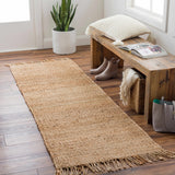 Hauteloom Oaks OAKS Beige Woven/Flatwoven Jute Rug