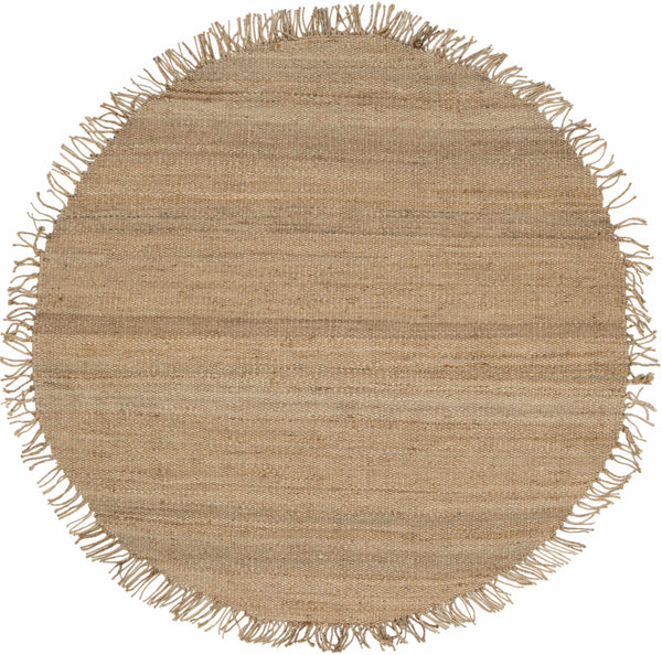 Hauteloom Oaks OAKS Beige Woven/Flatwoven Jute Rug