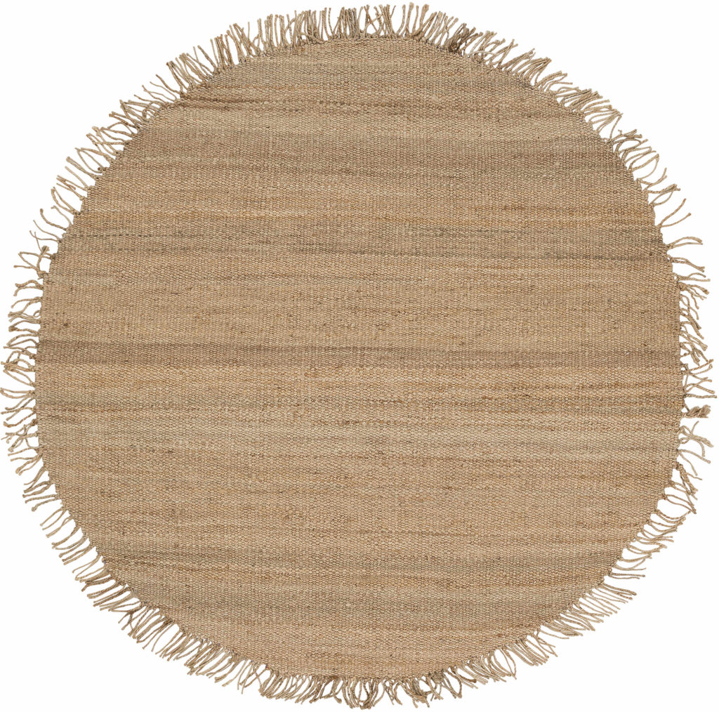 Hauteloom Oaks OAKS Beige Woven/Flatwoven Jute Rug