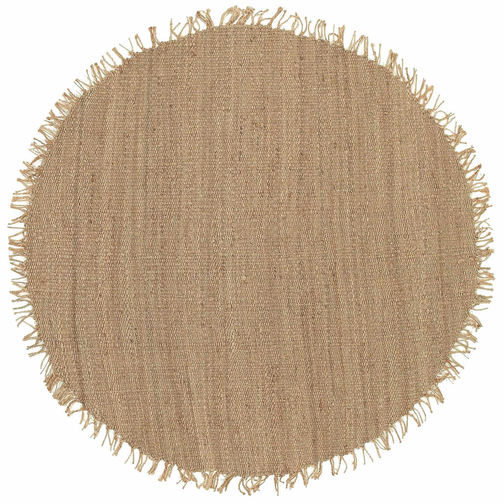 Hauteloom Oaks OAKS Beige Woven/Flatwoven Jute Rug