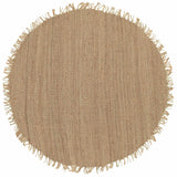 Hauteloom Oaks OAKS Beige Woven/Flatwoven Jute Rug