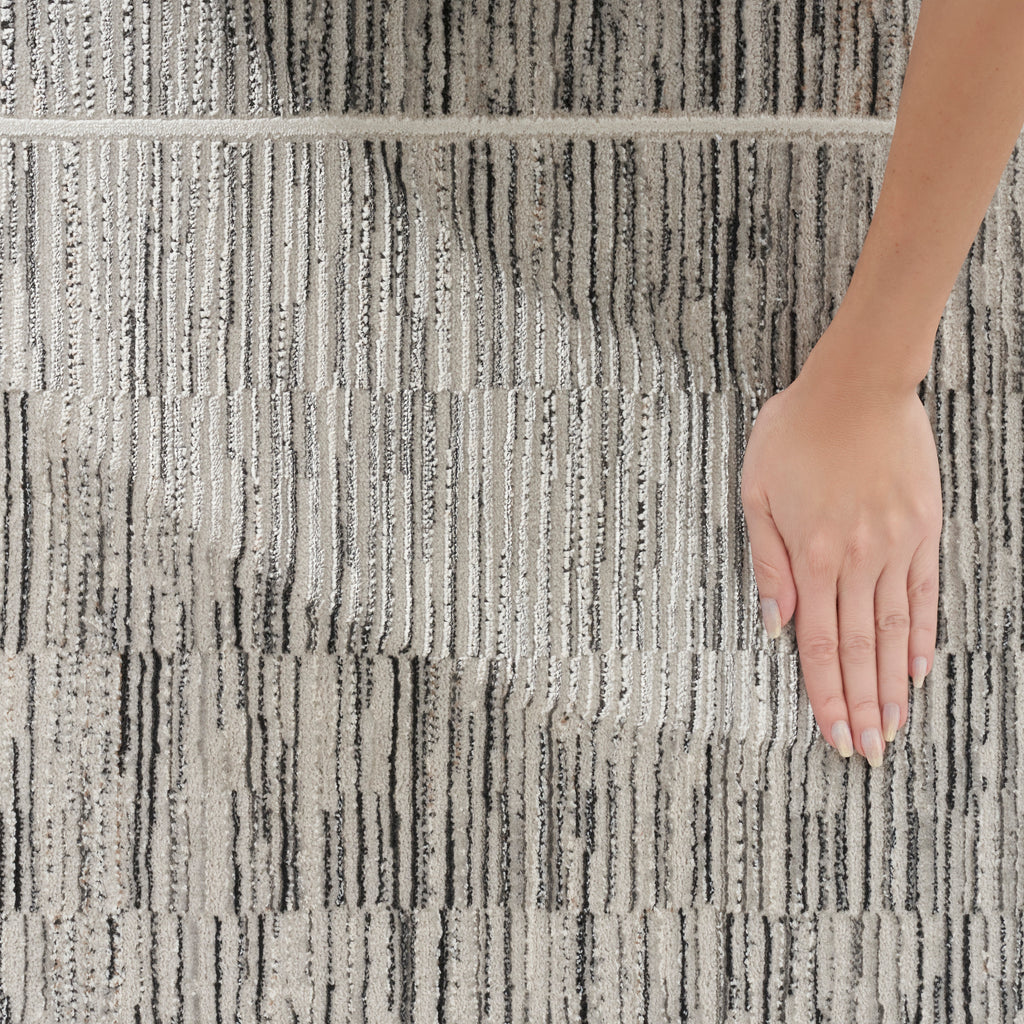 nourison desire dsr02 charcoal grey rug