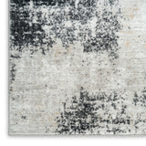 nourison dekor dek07 grey charcoal rug