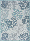 nourison garden oasis goa05 blue rug
