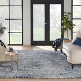 nourison dreamy shag drs06 light blue rug