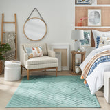 nourison versatile nrv01 aqua teal rug
