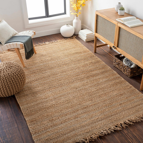 Hauteloom Oaks OAKS Beige Woven/Flatwoven Jute Rug