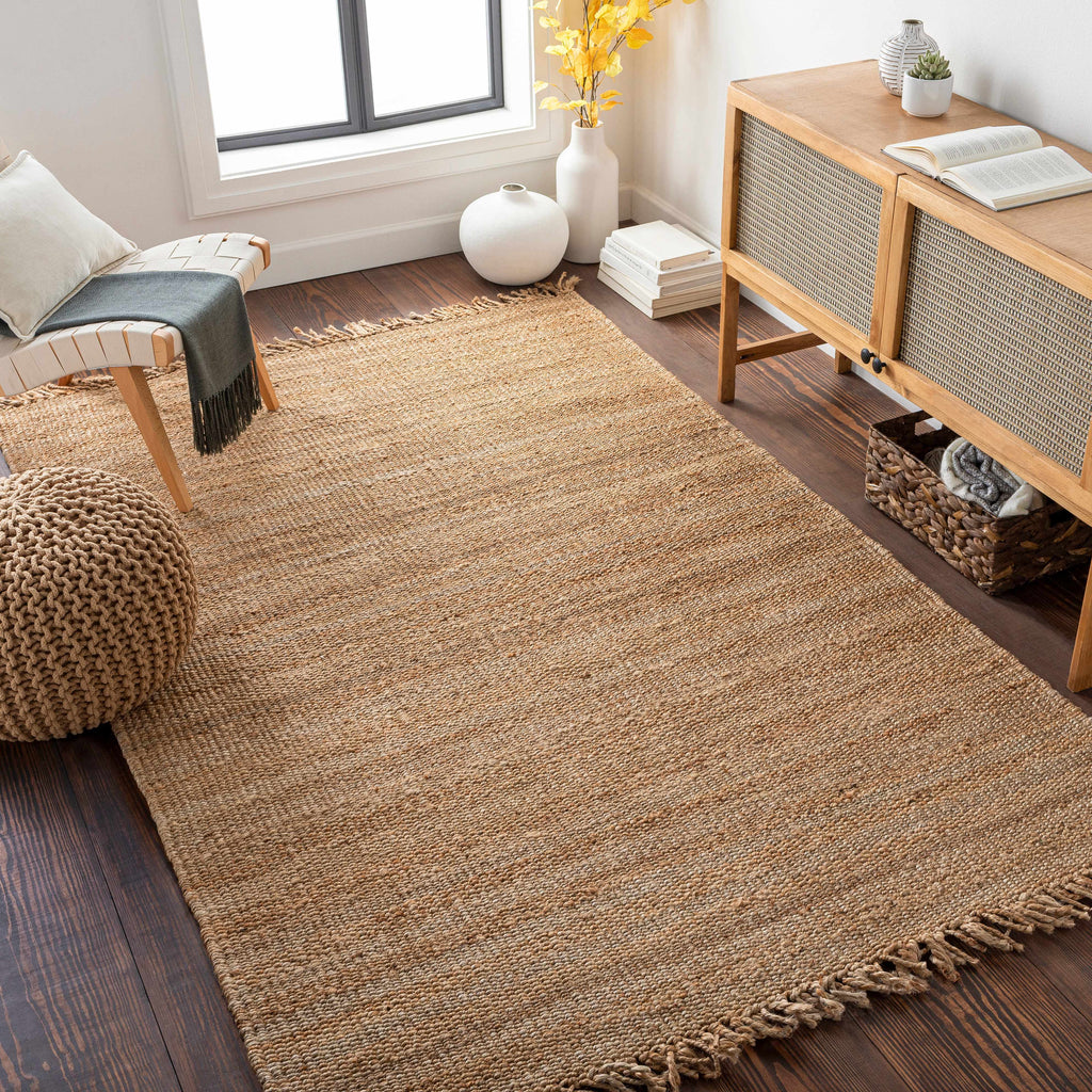 Hauteloom Oaks OAKS Beige Woven/Flatwoven Jute Rug