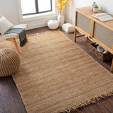 Hauteloom Oaks OAKS Beige Woven/Flatwoven Jute Rug