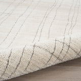 nourison andes and03 ivory grey rug