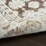 nourison dekor dek02 ivory brown rug