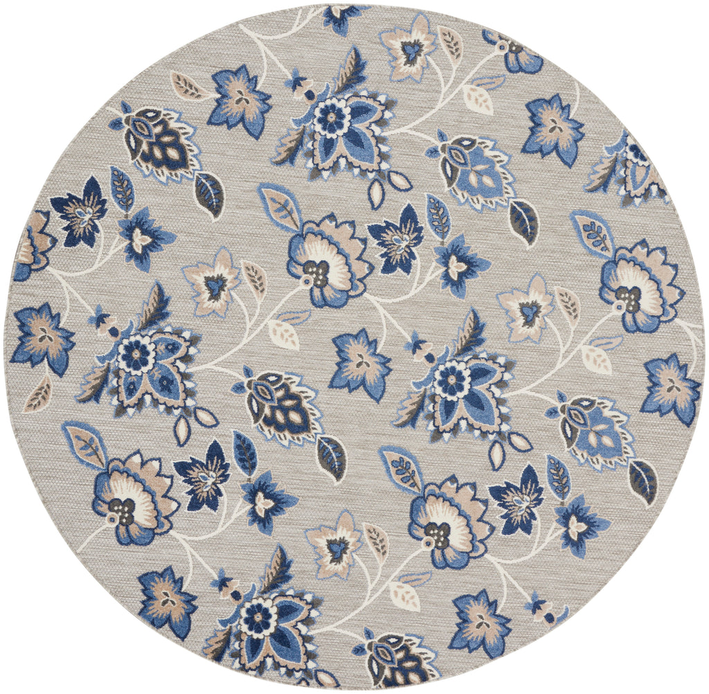 nourison aloha alh31 blue grey rug