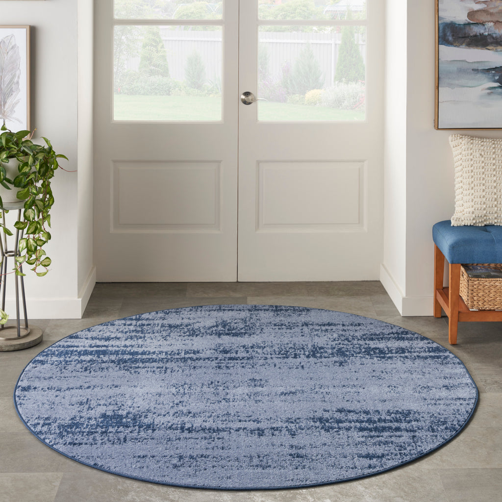 nourison nourison essentials nre03 denim rug