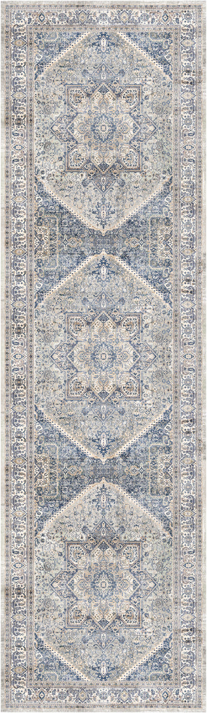nourison vintage home vnh01 beige blue rug