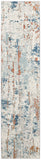 nourison quarry qua01 beige blue rust rug