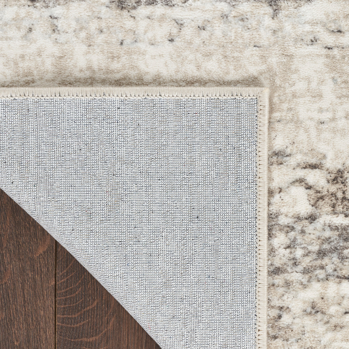 nourison glitz glz10 cream grey rug