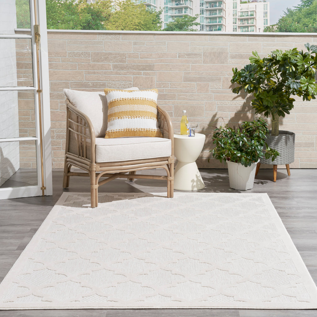nourison easy care nes01 ivory white rug