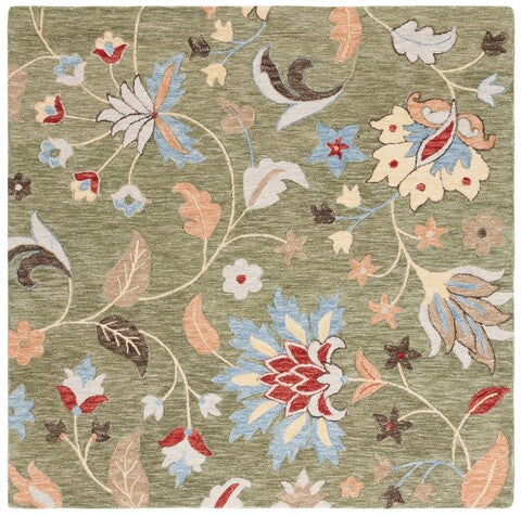 safavieh clearance jardin jar256y green rug