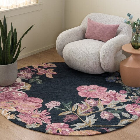 safavieh clearance jardin jar475n navy rug