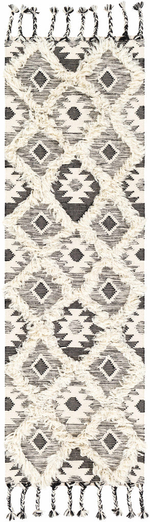 Hauteloom Jarales JARA Black Woven/Flatwoven Wool Rug