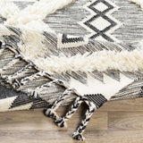 Hauteloom Jarales JARA Black Woven/Flatwoven Wool Rug