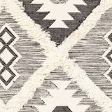 Hauteloom Jarales JARA Black Woven/Flatwoven Wool Rug