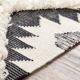 Hauteloom Jarales JARA Black Woven/Flatwoven Wool Rug