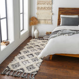 Hauteloom Jarales JARA Black Woven/Flatwoven Wool Rug