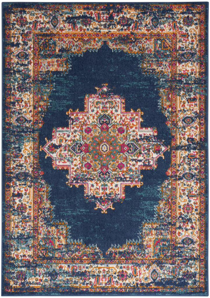 nourison passion psn03 navy rug