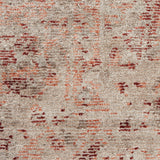 nourison lucent lcn07 silver red rug