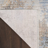 nourison abstract hues abh01 grey blue rug