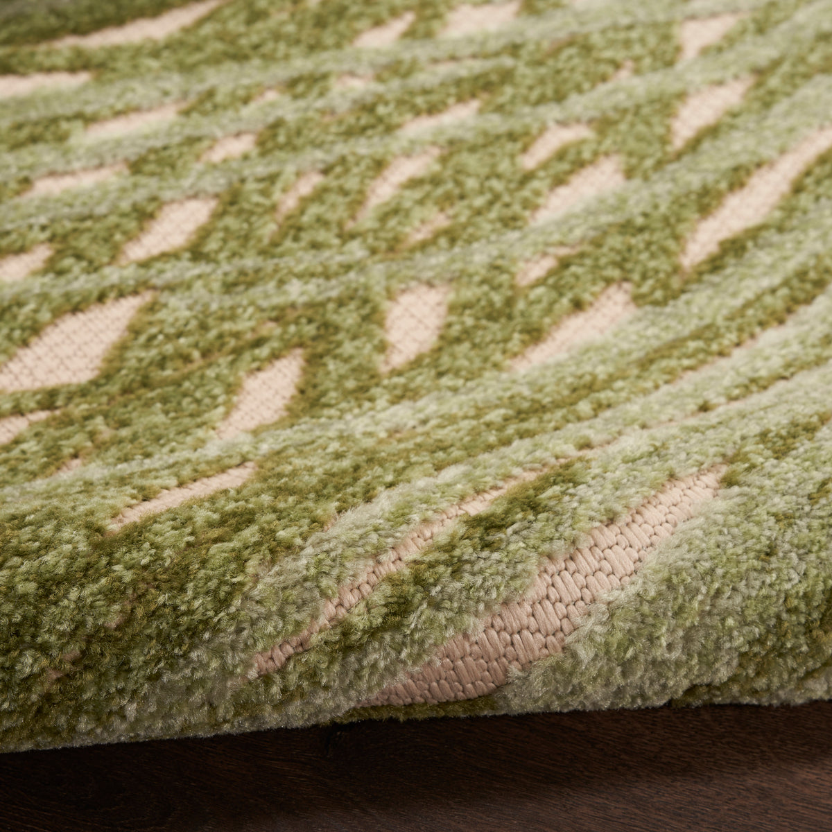 nourison aloha alh41 ivory green rug