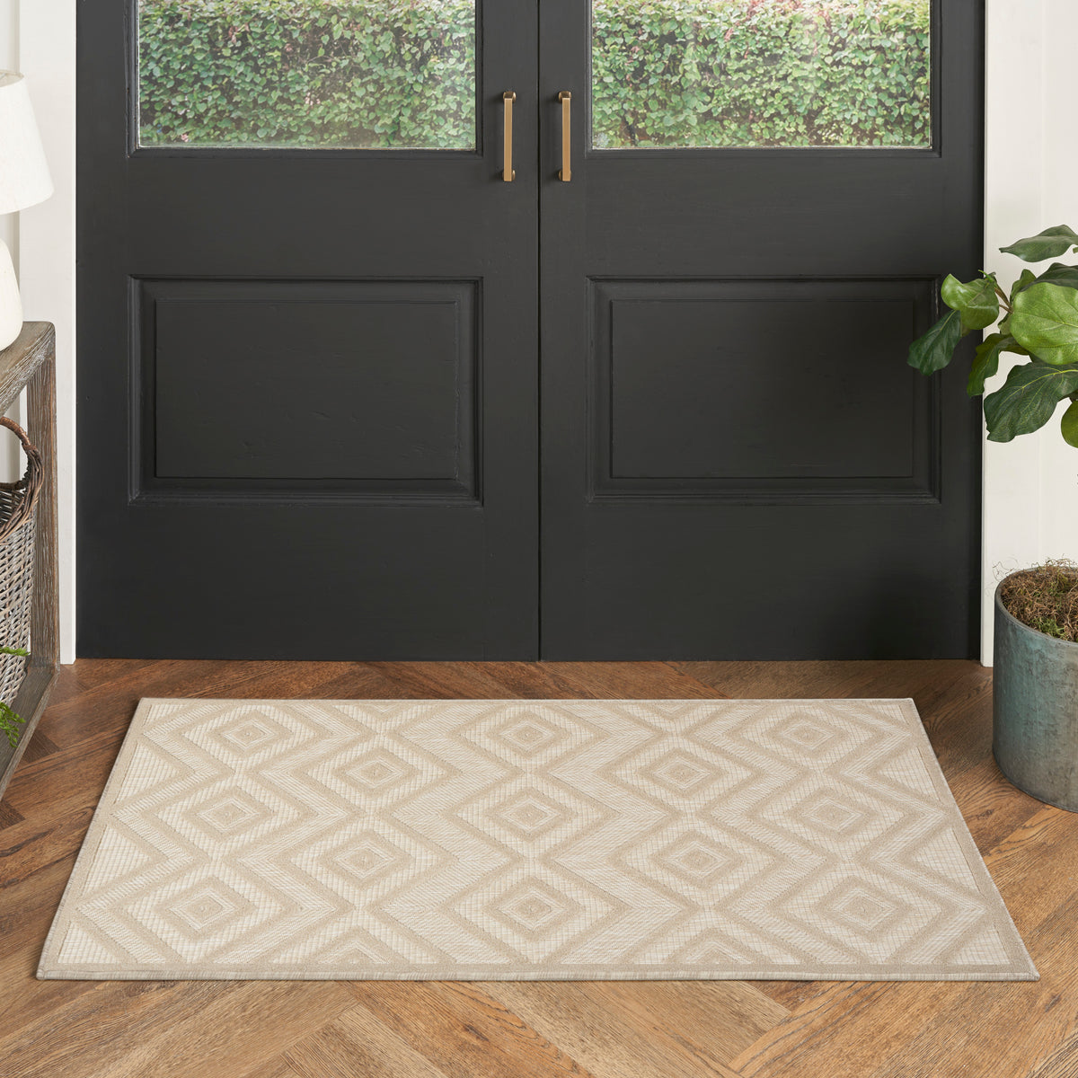 nourison versatile nrv01 cream rug