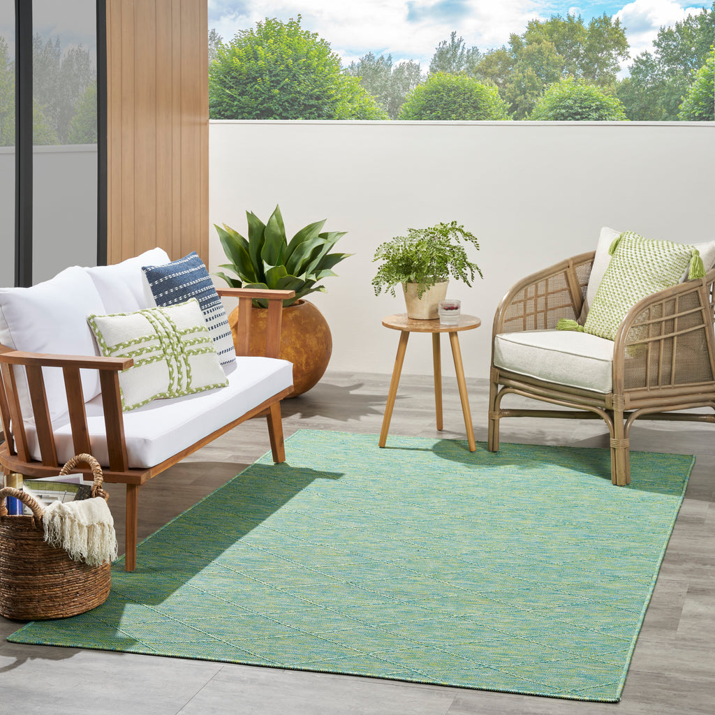 nourison washable solutions wsl01 blue green rug