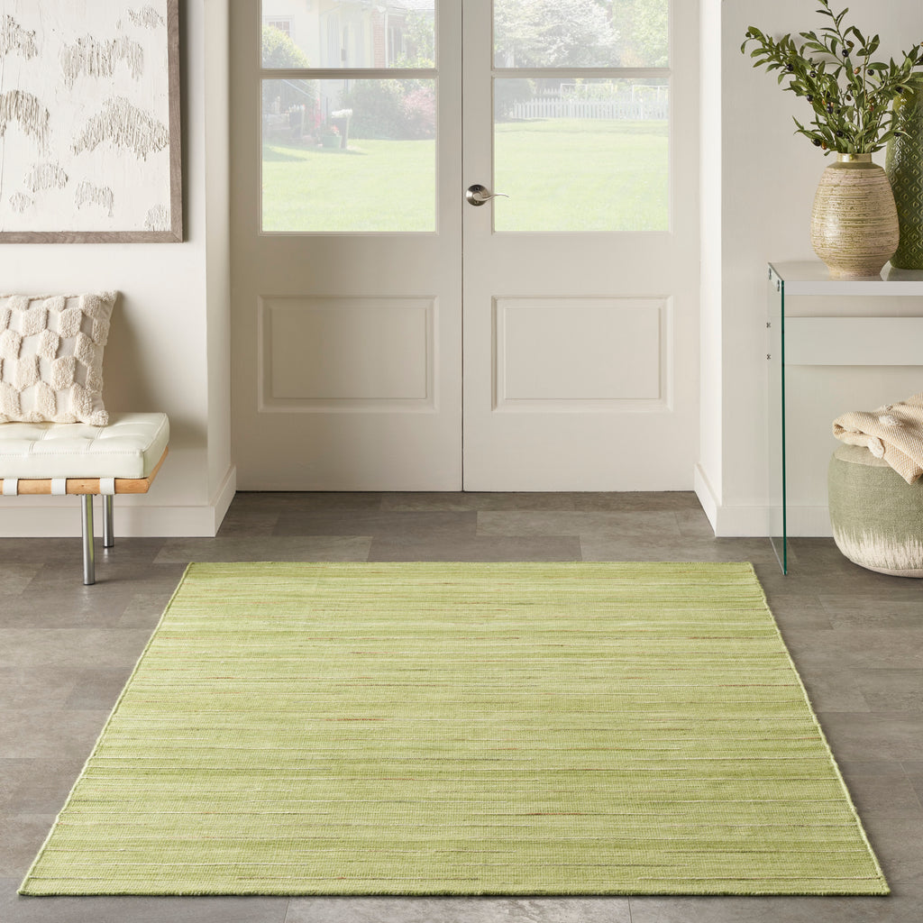 nourison interweave iwv01 green rug