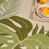 nourison aloha alh40 ivory green rug