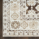 nourison dekor dek02 ivory brown rug
