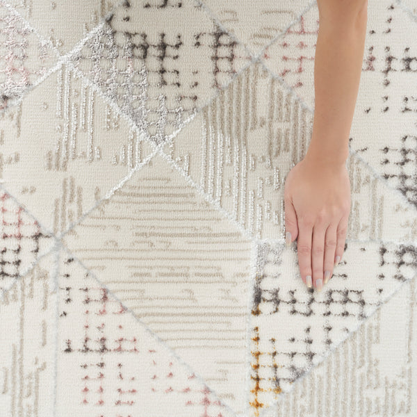 nourison glitz glz04 ivory multi rug