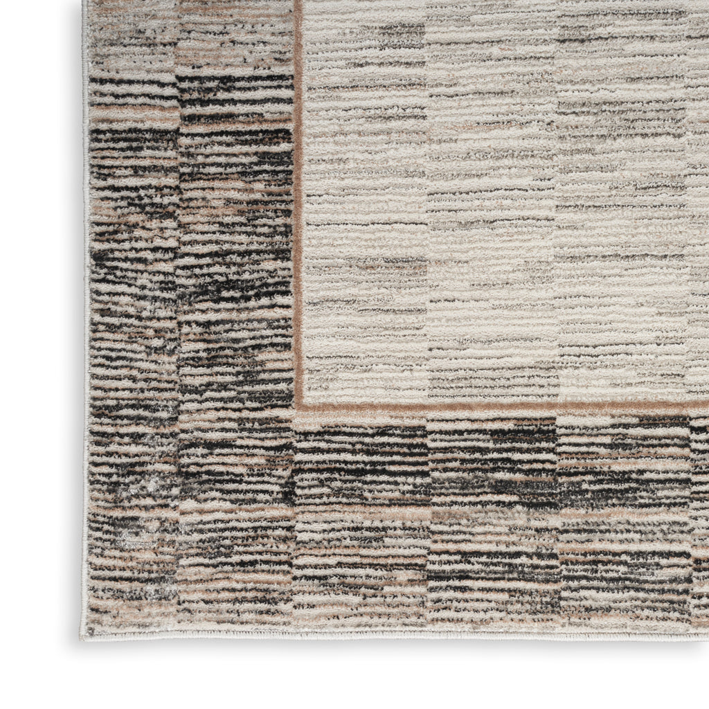 nourison desire dsr02 grey black rug