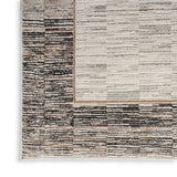 nourison desire dsr02 grey black rug